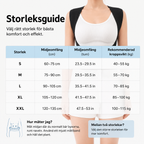 Justerbar Hållningskorrigerare för Dam & Herr – Ergonomiskt Ryggstöd för Bättre Hållning