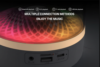 Högtalare med LED-belysning