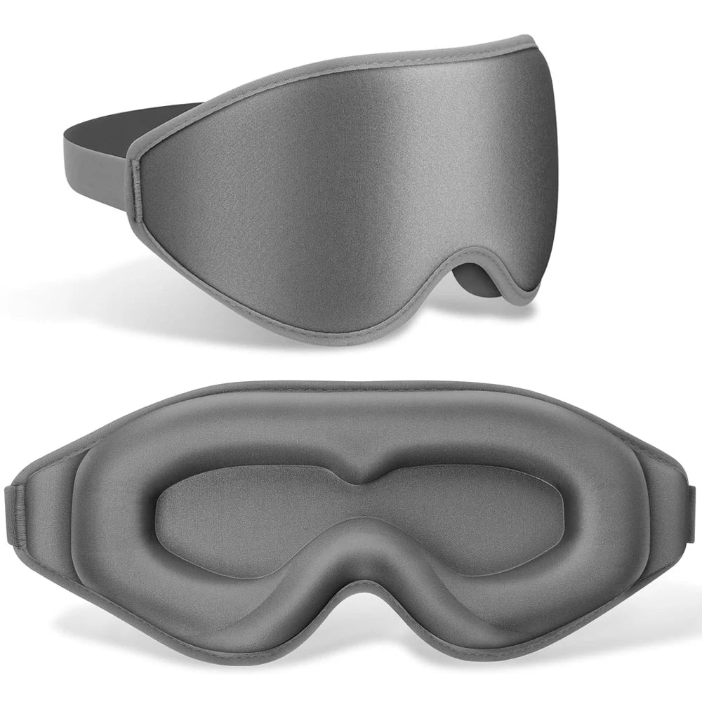 Premium 3D Sov Mask – 100% Mörkläggning för djup sömn