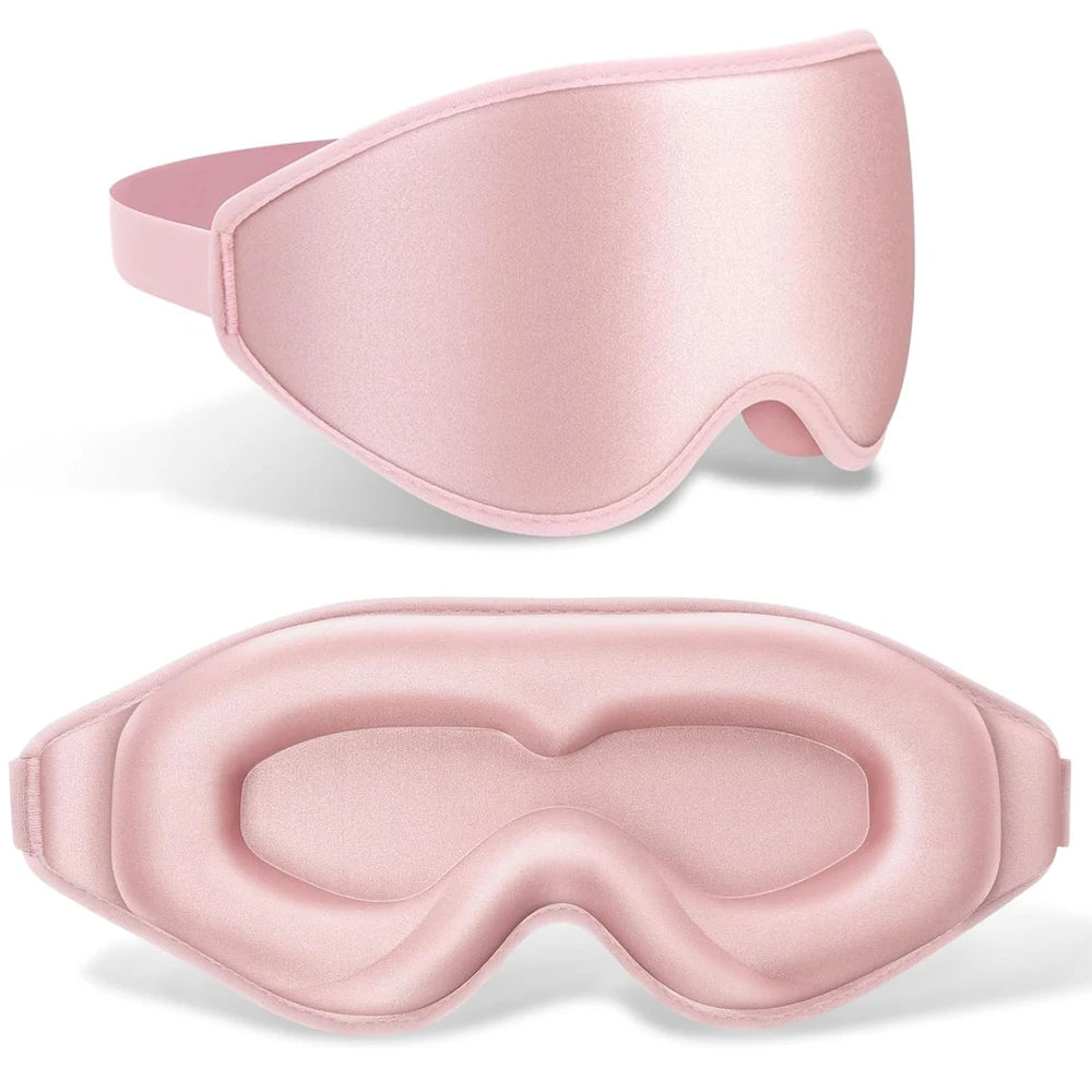 Premium 3D Sov Mask – 100% Mörkläggning för djup sömn