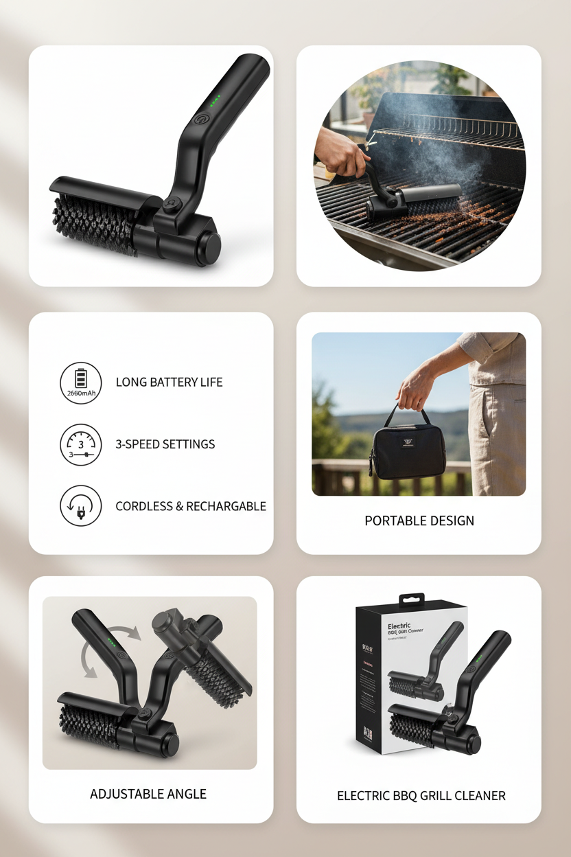 GrillForce Pro Cleaner Infographic